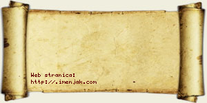 Jelena Bzenić vizit kartica